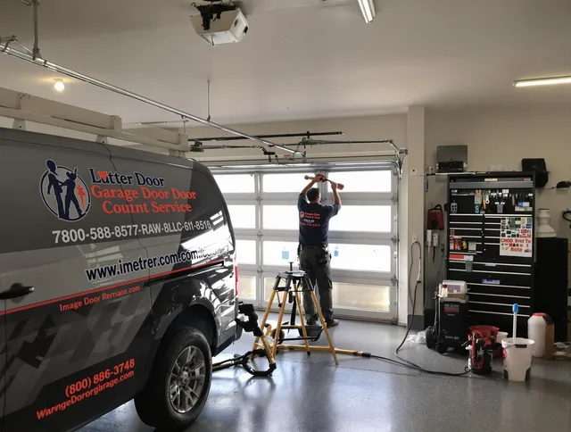 Bedford Garage Door Repair team performing same-day garage door repair in Bedford